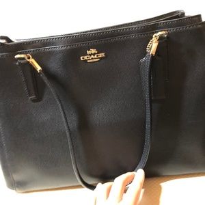 COACH Christie Carryall, Crossgrain Leather